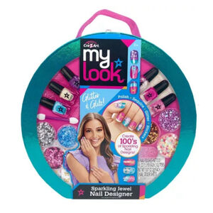 Women's Cra-Z-Art Nail Tools One Size Teal Pink Glitter Kit